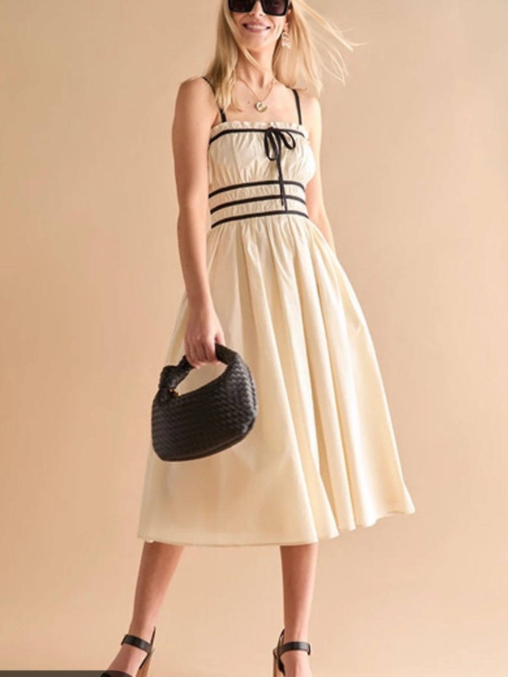 Francesca’s Leona Midi Dress S NWOT